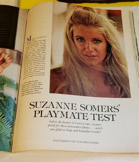 suzanne somers nude images|Suzanne Somers’ Playmate Test, February 1980